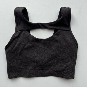 Lululemon Everlux Cut-Out Train Bra | Crunch Black